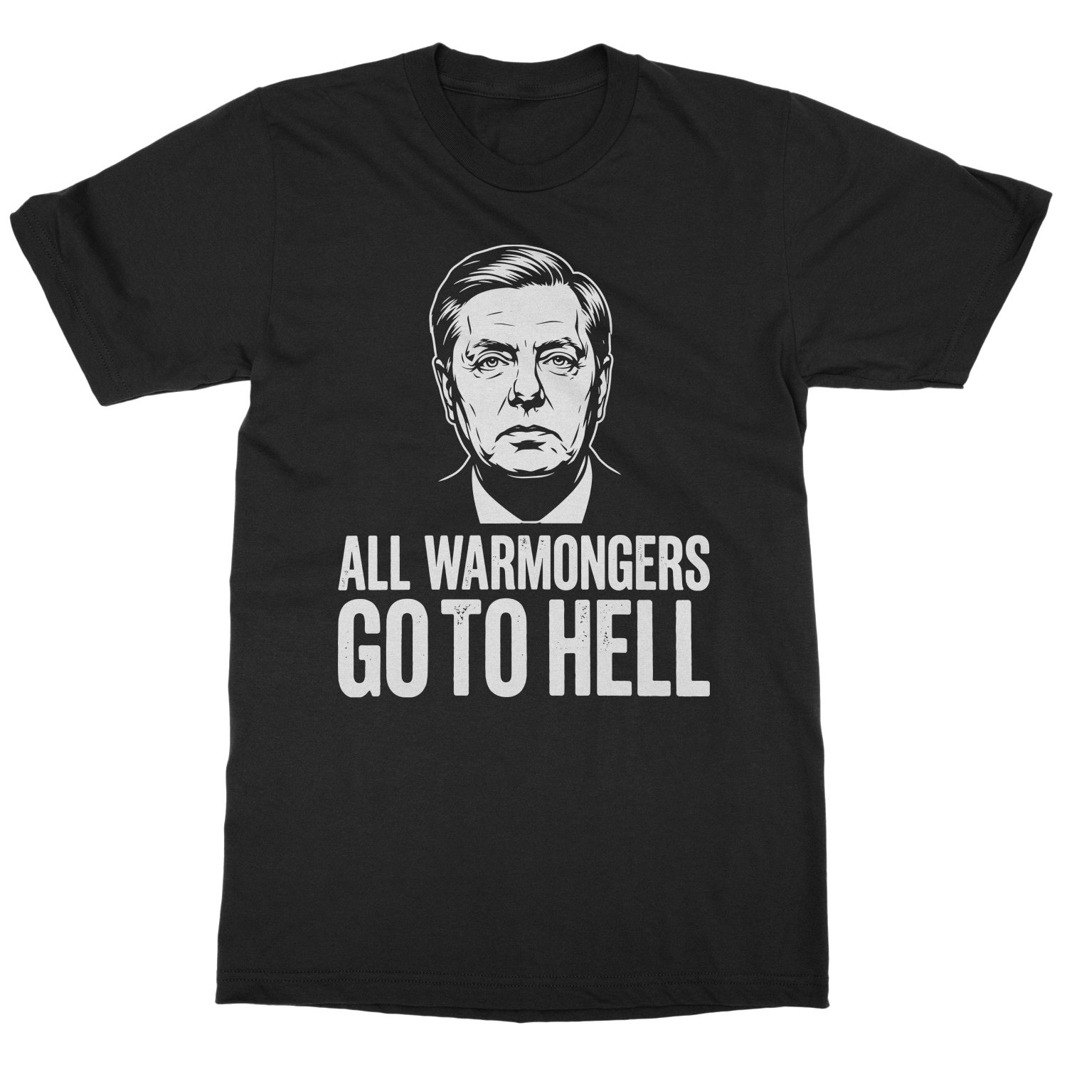 Lindsey All Warmongers Go To Hell RIP Graham Unisex T-Shirt
