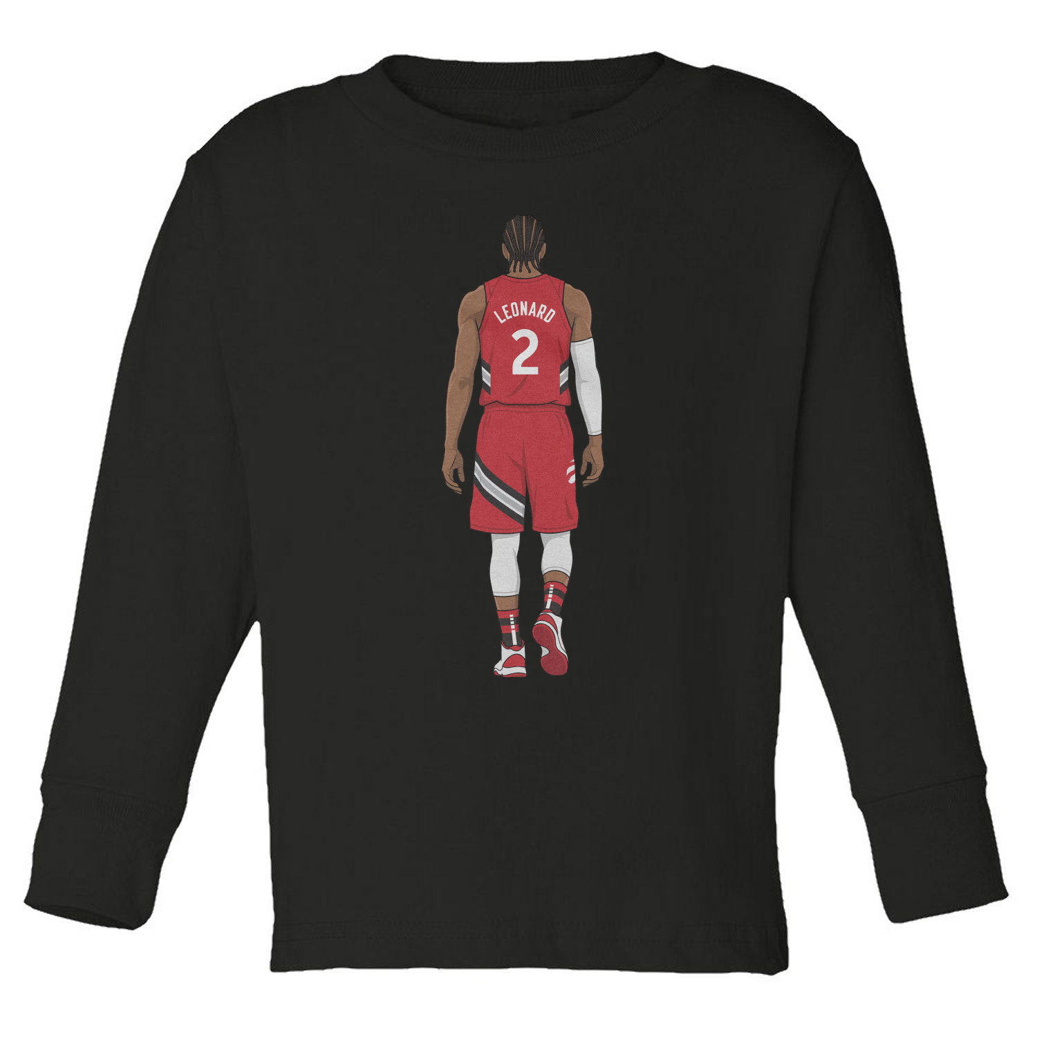 Leonard 2 Basketball Inspired Toronto Hoops Fans Toddler Long Sleeve TShirt