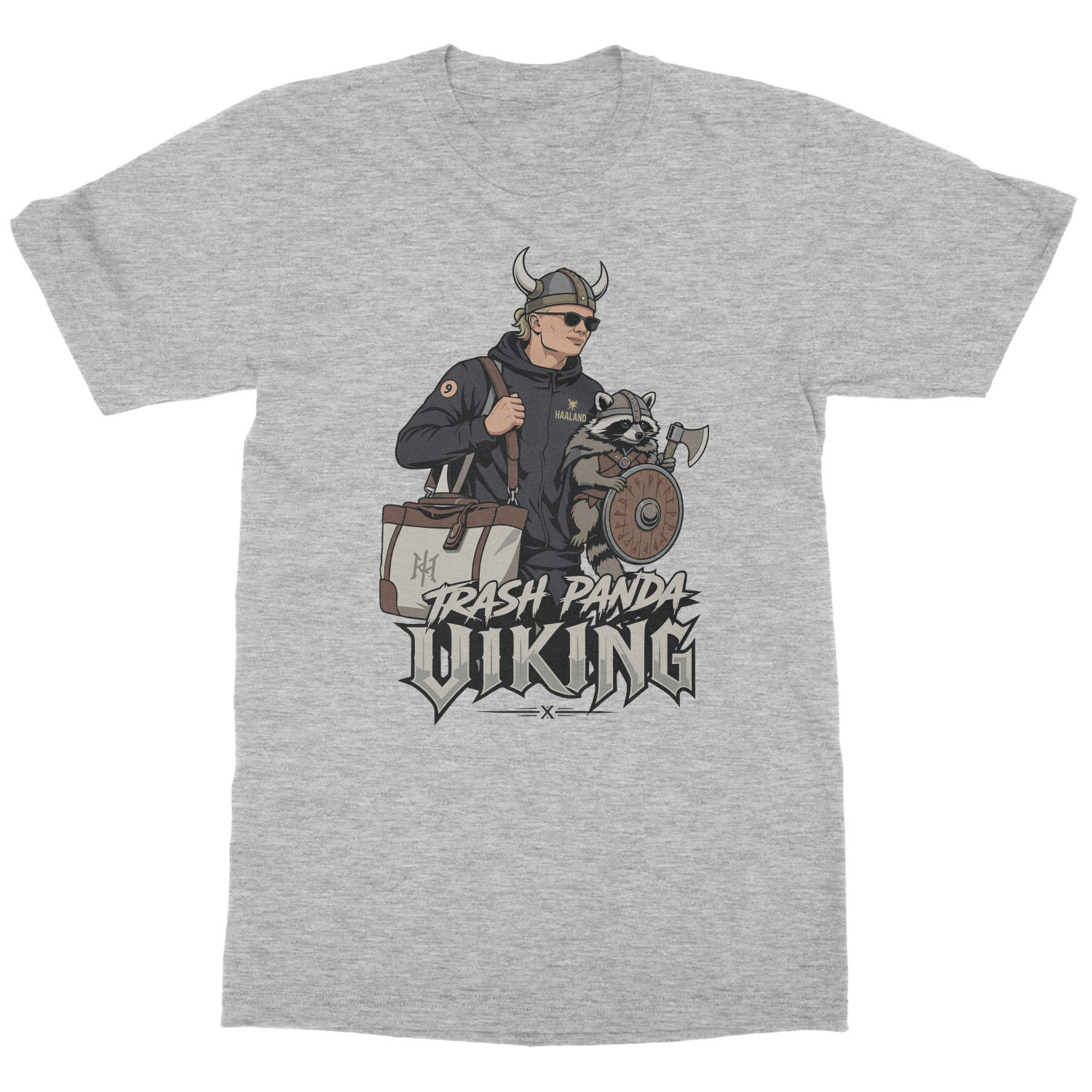 Haaland Trash Panda Viking Norway Soccer Fans Unisex T-Shirt