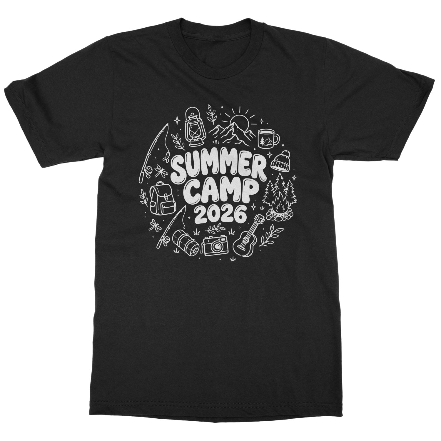 Summer Camp 2026 Camping Adventure Unisex T-Shirt