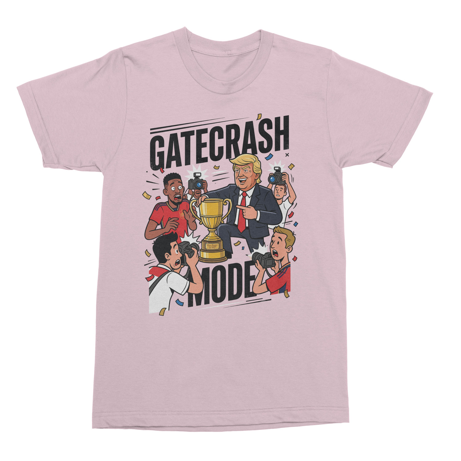 Spain Trophy Celebration President Gatecrash Mode Unisex T-Shirt