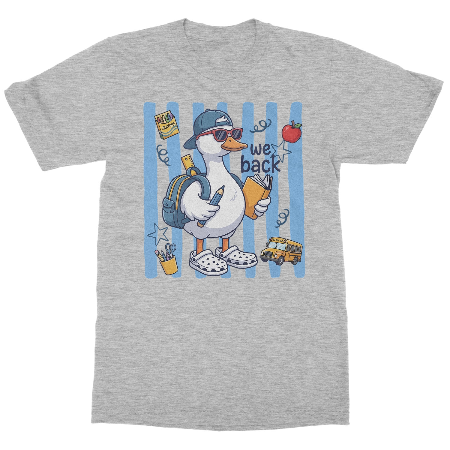 We Back Goose-Graphic Teacher Unisex T-Shirt