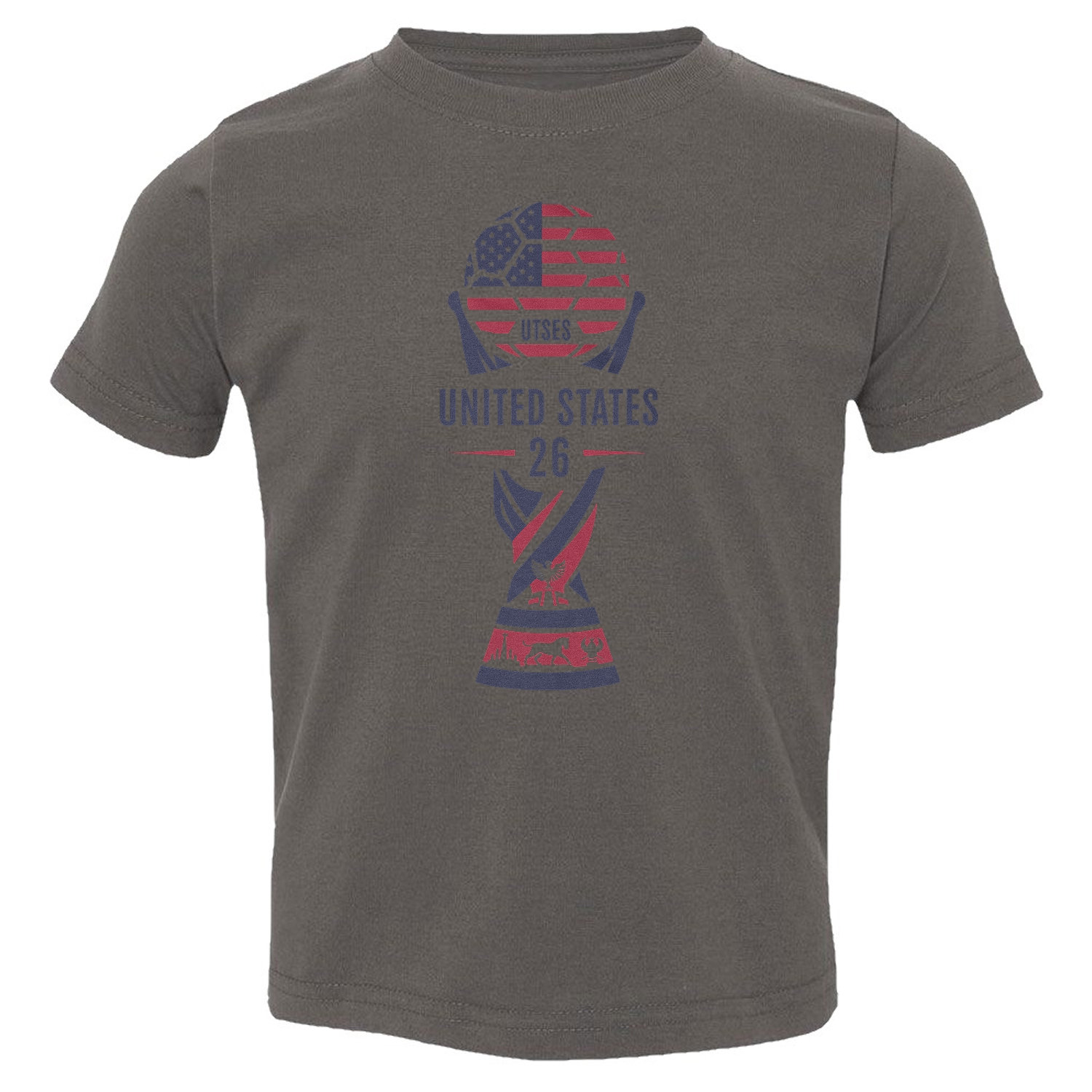 United States 26 Trophy Graphic – Soccer Fan Pride Toddler T-Shirt