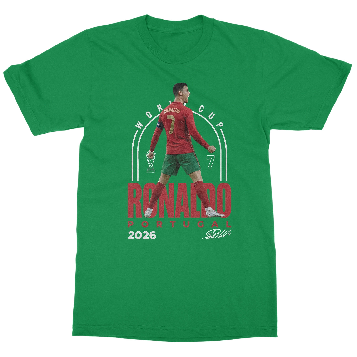 Ronaldo 7 Portugal Tribute Graphic – 2026 Fans Unisex T-Shirt
