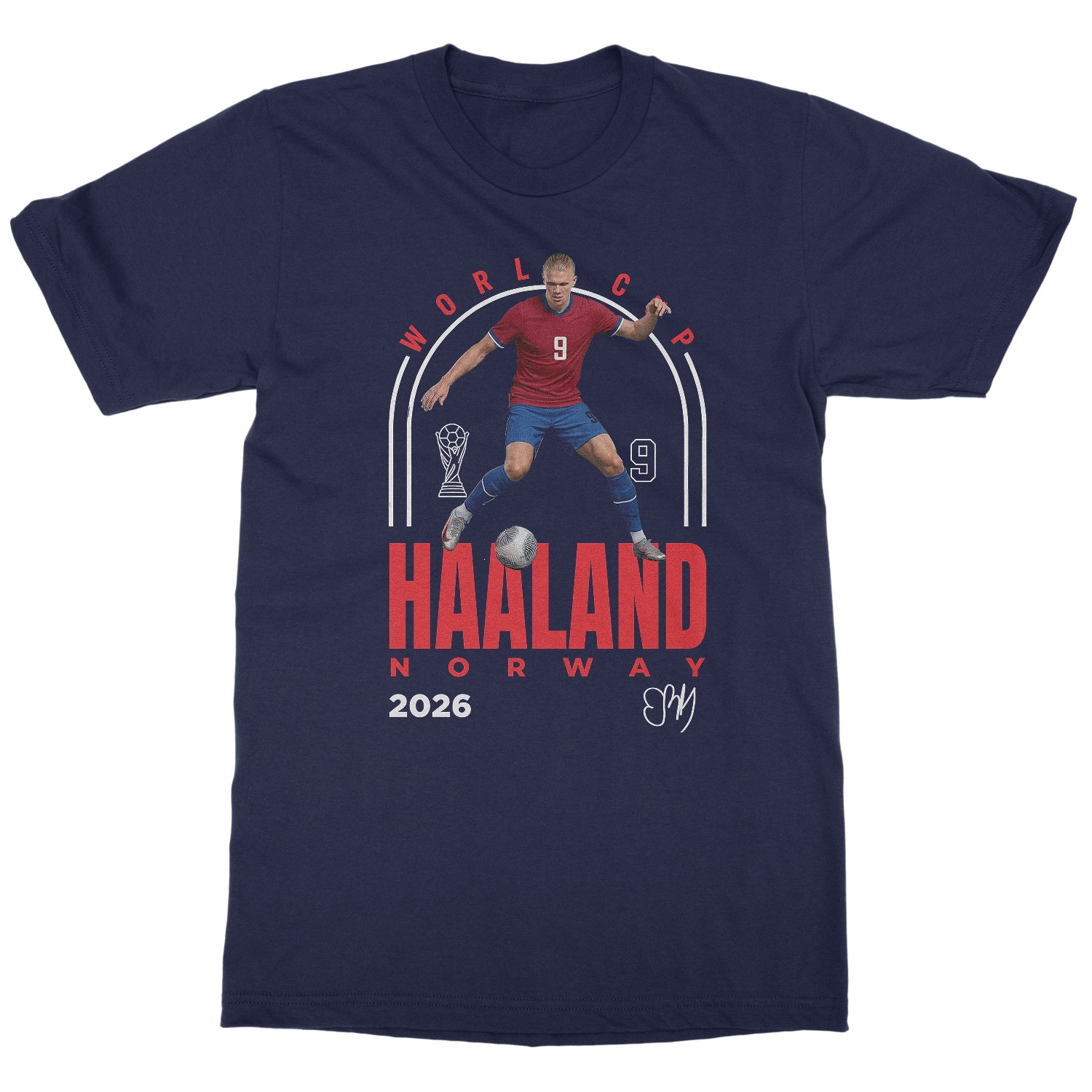 Haaland 9 Norway Tribute Graphic – 2026 Fans Unisex T-Shirt