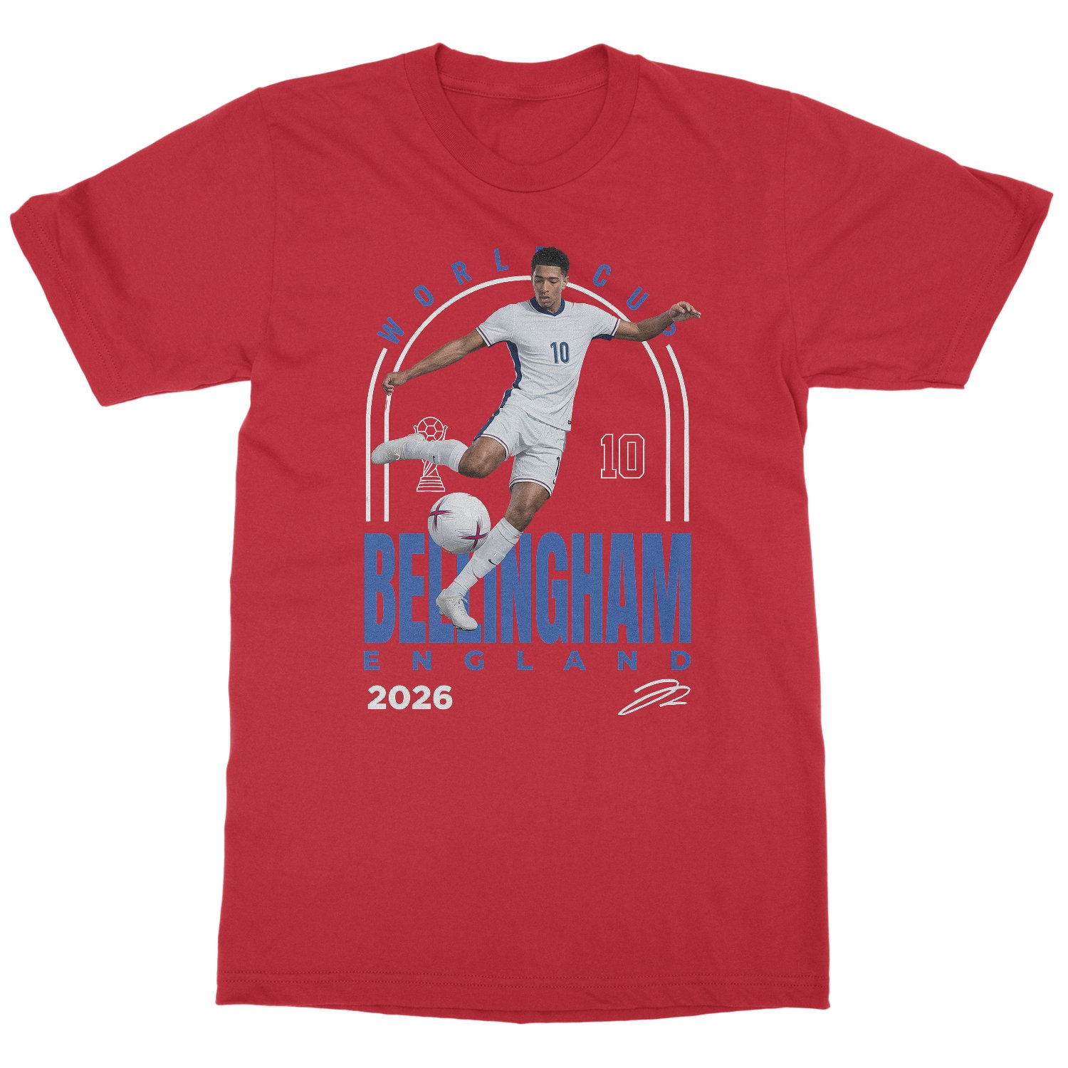 Bellingham 10 England Tribute Graphic – 2026 Fans Unisex T-Shirt