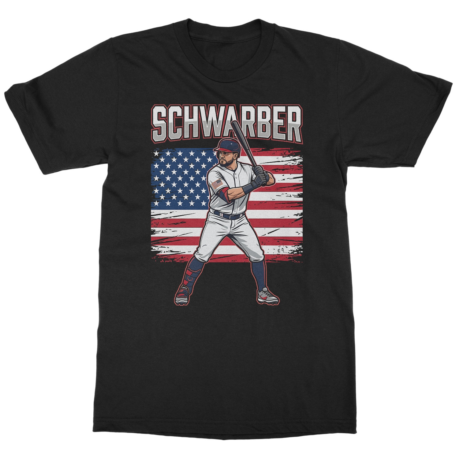 Schwarber Inspired Baseball Design USA Sports Fans Unisex T-Shirt